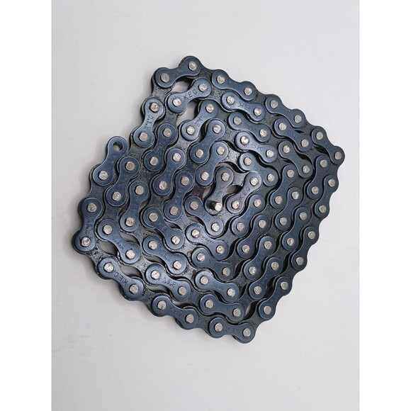 VINTAGE KEC (Japan) BMX CHAIN 80's OLD SCHOOL - K.E.C. Ver. 7.D Black 104 LINKS - Picture 6 of 11